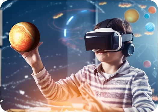boy-wearing-virtual-reality-glasses-touching-planet-generative-ai